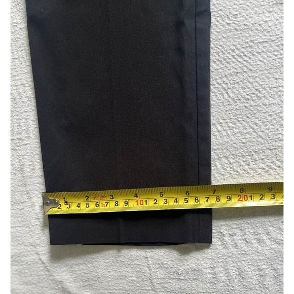 Avenue Montaigne Barolo Pants Straight Leg Black Pockets Stretch Size 10 USA - Picture 6 of 13